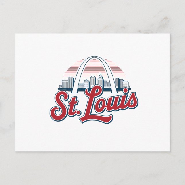 Hälsningar från St. Louis, Gateway Arch Resor Vykort (Framsida)