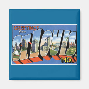 Hälsningar från St Louis, MO! Magnet