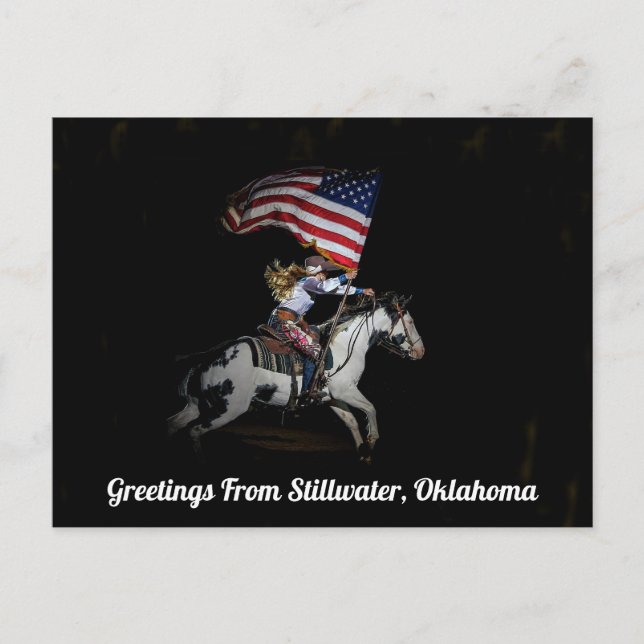 Hälsningar från Stillwater, Oklahoma vykort (Framsida)