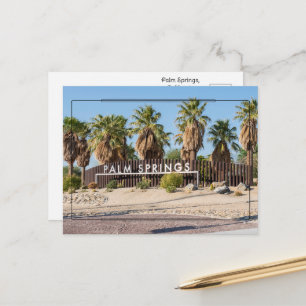 Hälsningar från Sunny Palm Springs, Kalifornien Vykort