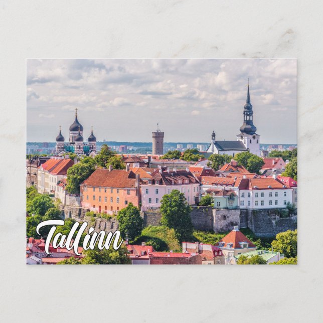 Hälsningar från Tallinn, Estland Vykort (Framsida)