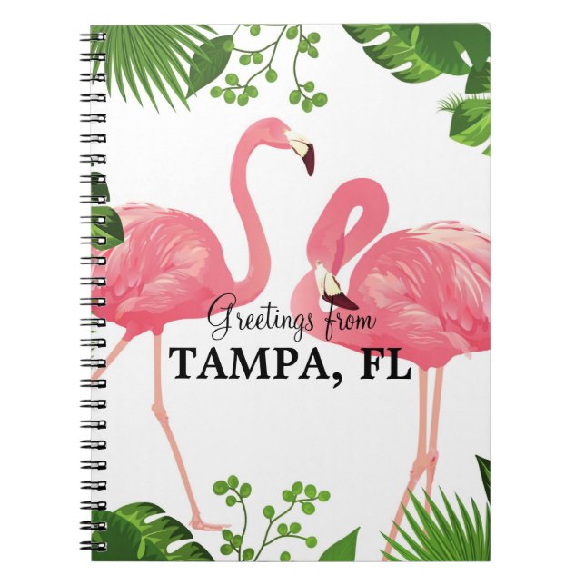 Hälsningar från Tampa, FL Anteckningsbok (Framsidan)