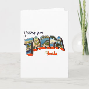 Hälsningar från Tampa, Florida Kort