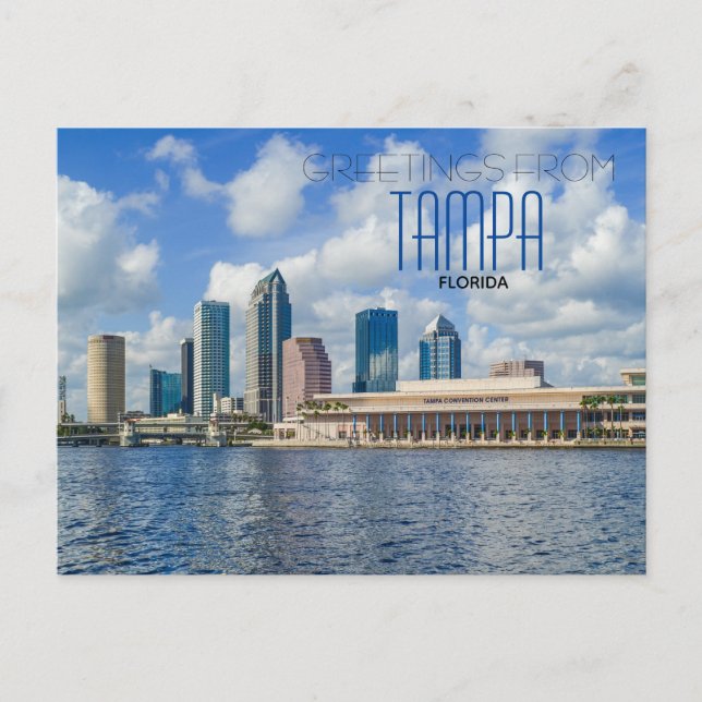 Hälsningar från Tampa Florida Resa vykort (Framsida)