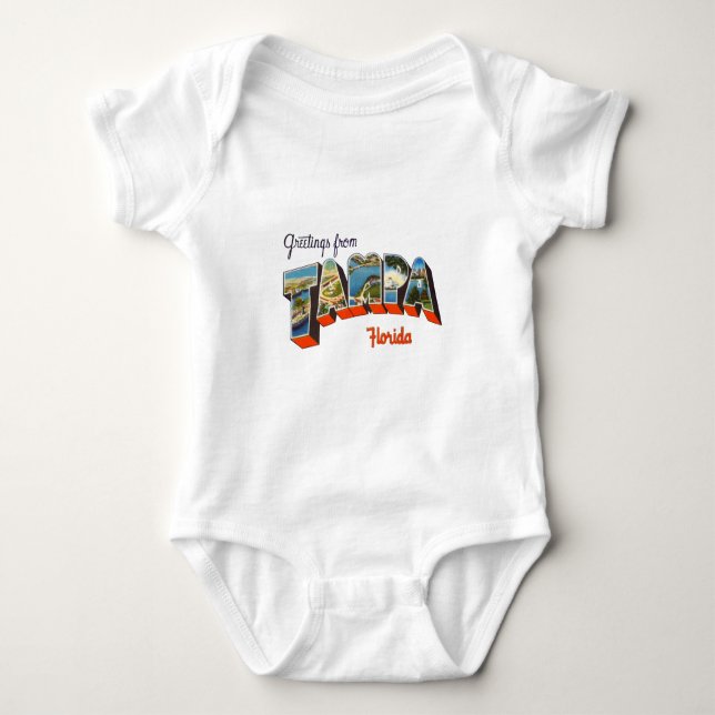 Hälsningar från Tampa, Florida Tee (Framsida)