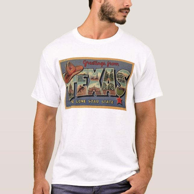 Hälsningar från Texas T-shirt (Framsida)