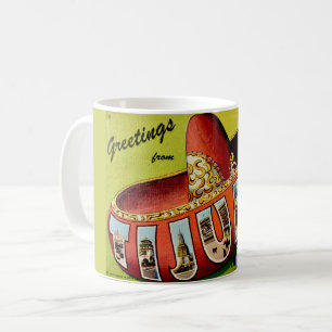 Hälsningar från Tijuana Mexiko Kaffemugg