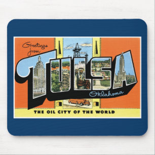 Hälsningar från Tulsa, Oklahoma! Musmatta