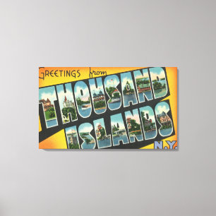 Hälsningar från tusen öar, New York Canvastryck