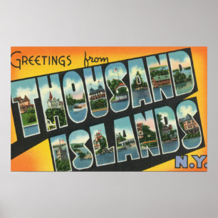 Hälsningar från tusen öar, New York Poster