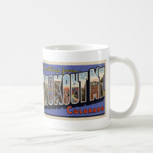 Hälsningar från utkikberg, CO-vykortmugg Kaffemugg