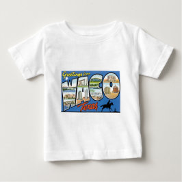 Hälsningar från Waco, Texas! Retro vykort Tee Shirt