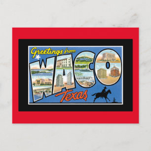 Hälsningar från Waco Texas Vykort