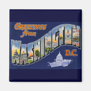 Hälsningar från Washington DC! Magnet
