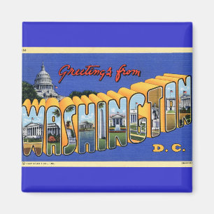 Hälsningar från Washington DC! Magnet
