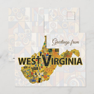 Hälsningar från West Virginia Vykort