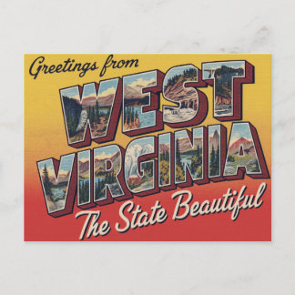 Hälsningar från West Virginia Vykort