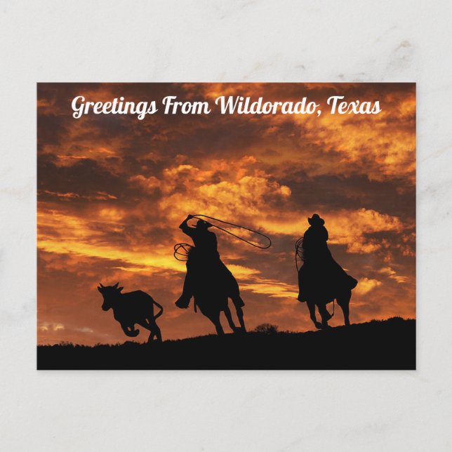 Hälsningar från Wildorado, Texas vykort (Framsida)