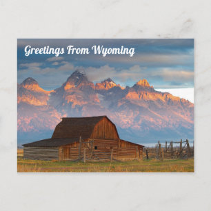 Hälsningar Från Wyoming Vykort