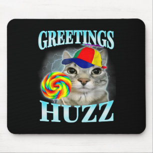 Hälsningar Huzz Roligt Gen Z Gen Alpha Slang Meme Musmatta