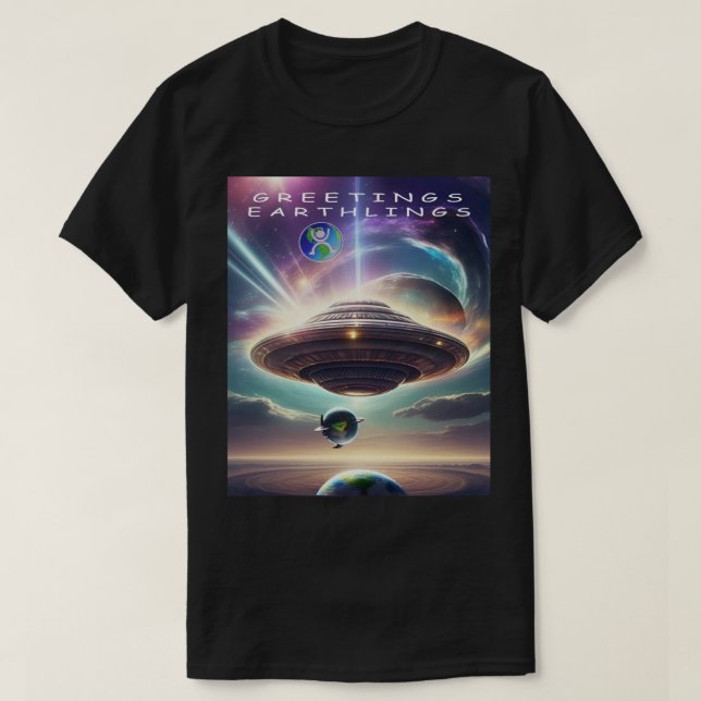 HÄLSNINGAR JORDBOR T-Shirt (Design framsida)