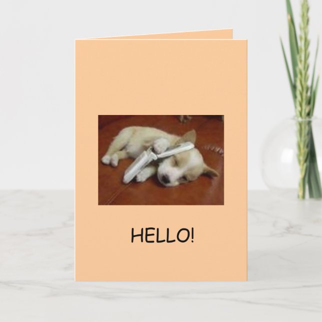 Hälsningar! Kort (Framsida)