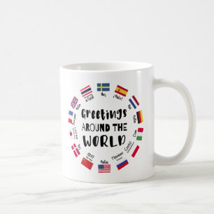 Hälsningar runt om i världen, Hej på alla språk Kaffemugg