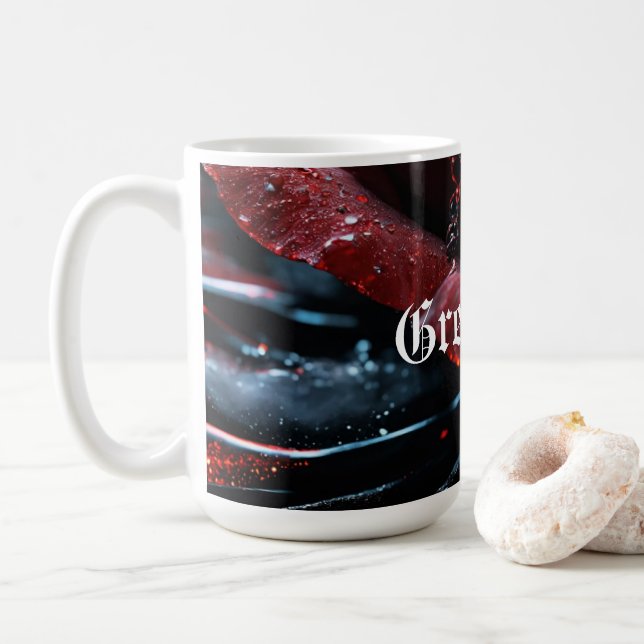 #HälsningarRosMug Kaffemugg (Med munk)