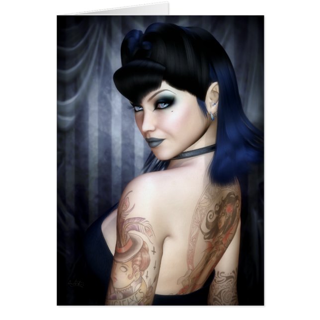 Hälsningen för drottningen för den madamSophie Hälsningskort (Framsidan)