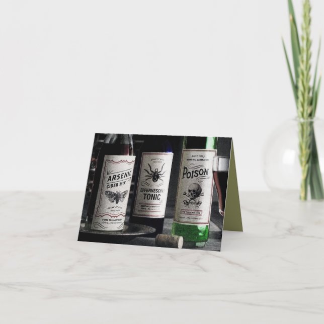 Hälsningen för Halloween Tonic~ & noterar kortet Kort (Framsida)