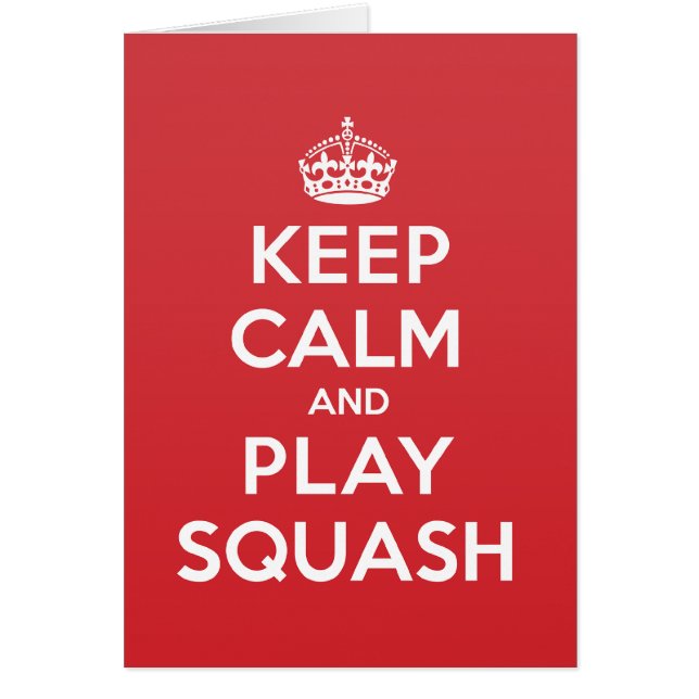 Hälsningen för squash för behållalugnlek noterar hälsningskort (Framsidan)