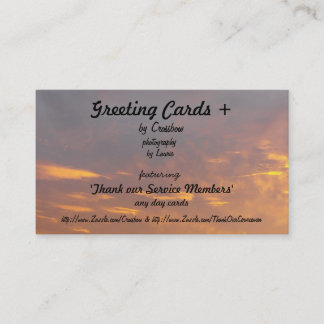 Hälsningkort + (2) visitkort