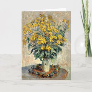 Hälsningkort, Claude Monet Jerusalem kronärtskocka Kort