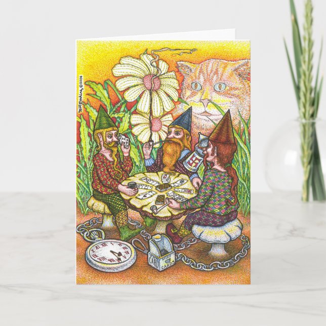 Hälsningkort för 3 Gnomes Kort (Framsida)