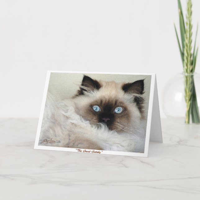 "Hälsningkort för den UNDERBARA GATSBYEN" Helgkort (Framsida)