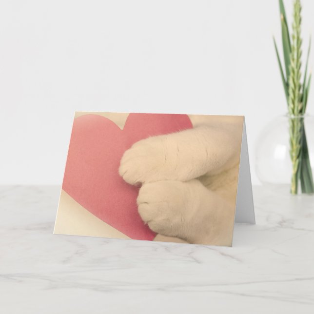 Hälsningkort för djurälskare kort (Framsida)