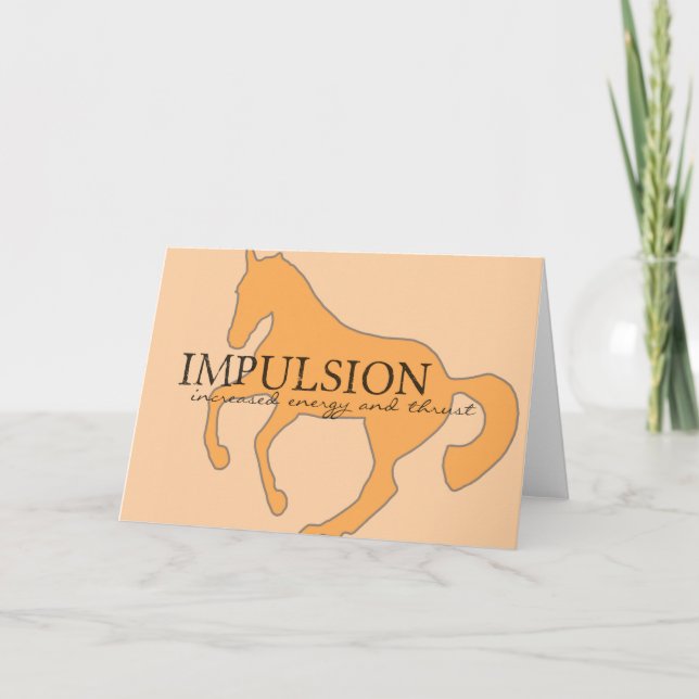 HÄLSNINGKORT för IMPULSION 5x7 Kort (Framsida)