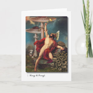 Hälsningkort för kung di Svamp Tarot Kort