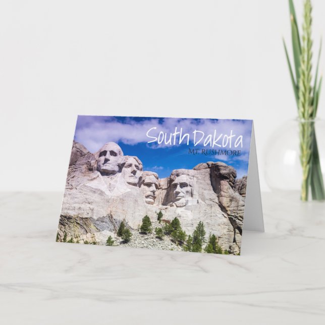 Hälsningkort för Mt Rushmore Kort (Framsida)