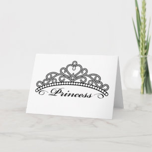 Hälsningkort för Princess Tiara Kort