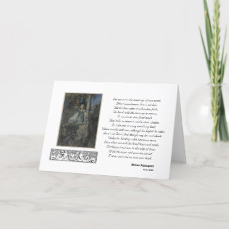 Hälsningkort för sonett 116 kort