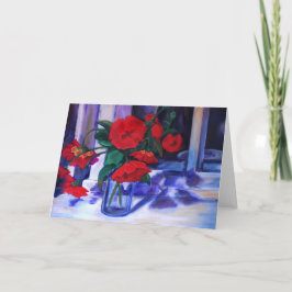 Hälsningkort för vallmor #1 kort