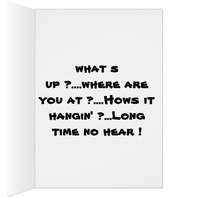 Hälsningkort för vänner hälsningskort (Insidan (Höger))