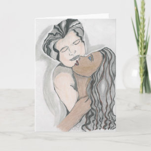 Hälsningkort, Interracial som är mångkulturella Kort