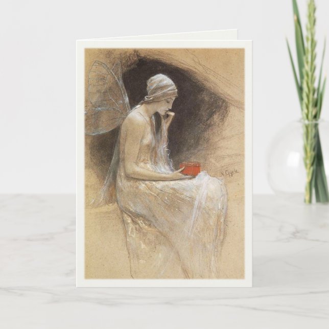 Hälsningkort med Nikolaos Gyziz målning Kort (Framsida)