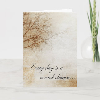 Hälsningkort/precis därför att kort