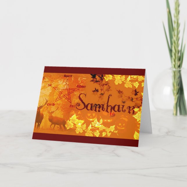 Hälsningkort: Samhain Kort (Framsida)