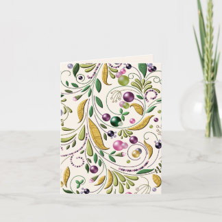 Hälsningkort - Tuscan cirklar Kort