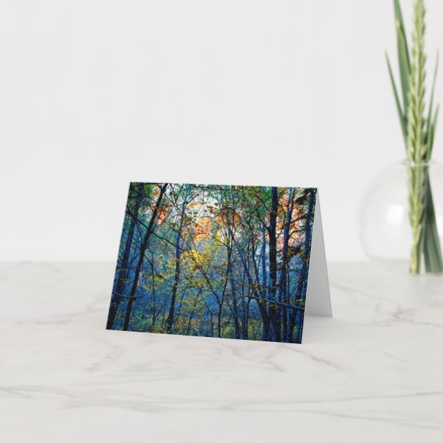 Hälsningkort - uppmuntran - livets träd kort (Framsida)