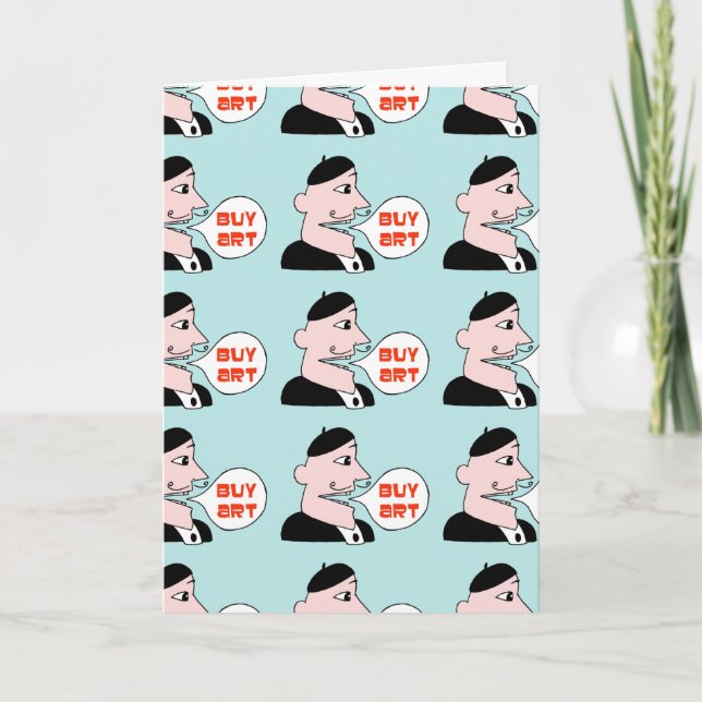 Hälsningkortet "få lite för en kultur" kort (Framsida)